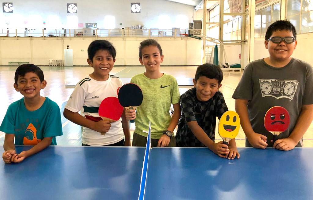 Niñas y niños en actividades de SEBAJ