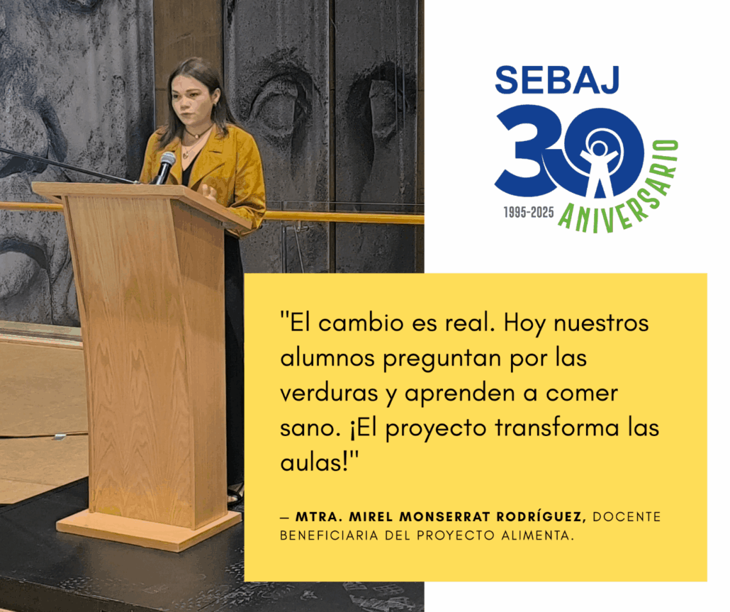 Testimonio, Maestra de primaria Programa alimenta